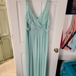 Teal bridesmaid dress